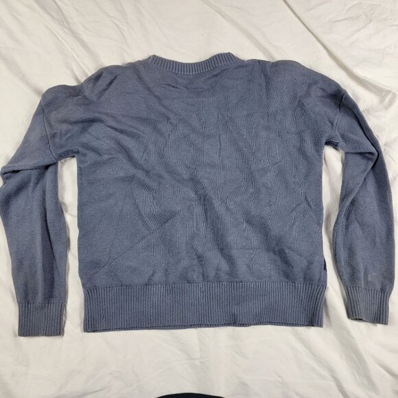 Abercrombie Kids Girls 9/10 Gray Butterfly Print Sweater Winter Warm School - Picture 2 of 7